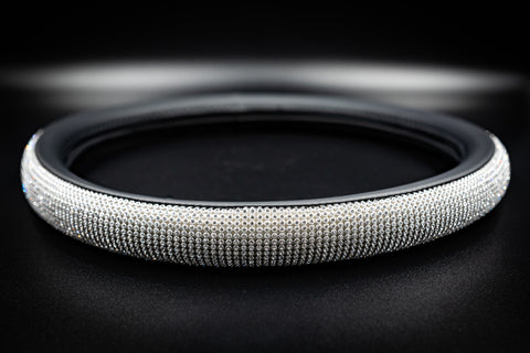 Silver Steering Wheel Cover