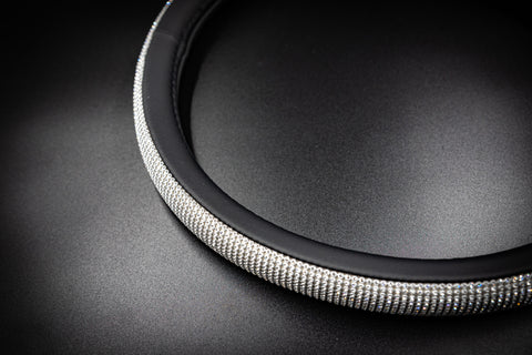 Silver Steering Wheel Cover
