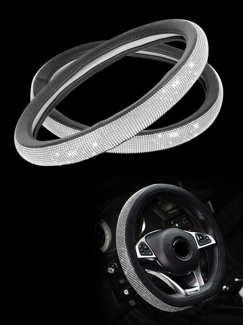 Silver Steering Wheel Cover