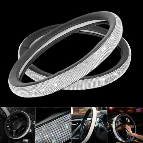 Silver Steering Wheel Cover
